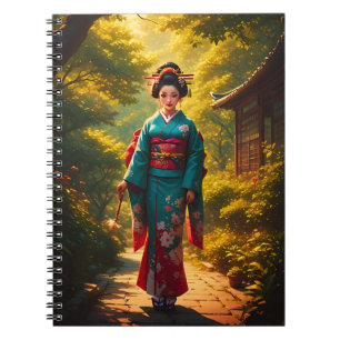 De straling van een kimono notitieboek