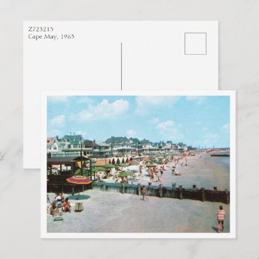 De strand, Kaapse nj, Briefkaart (Voorkant / Achterkant)