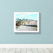 De strand, Kaapse nj,  Canvas Afdruk (Insitu (Houten vloer))