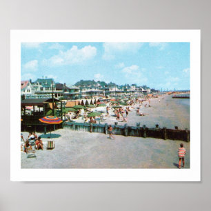 De strand, Kaapse nj,  Poster