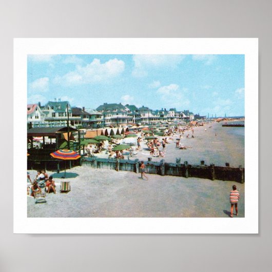 De strand, Kaapse nj,  Poster (Voorkant)