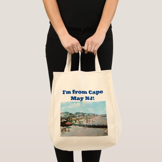 De strand, Kaapse nj, Tote Bag (Voorkant (product))