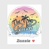 De strand, zomer 2023 sticker (Vel)