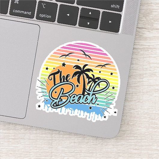 De strand, zomer 2023 sticker (Detail)