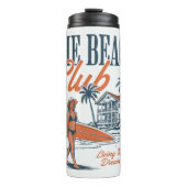 De strandclub die de droom leeft thermosbeker (Voorkant)