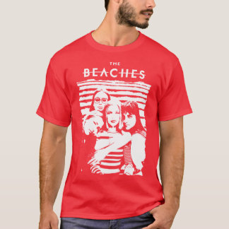 De stranden band grappige jongen t-shirt