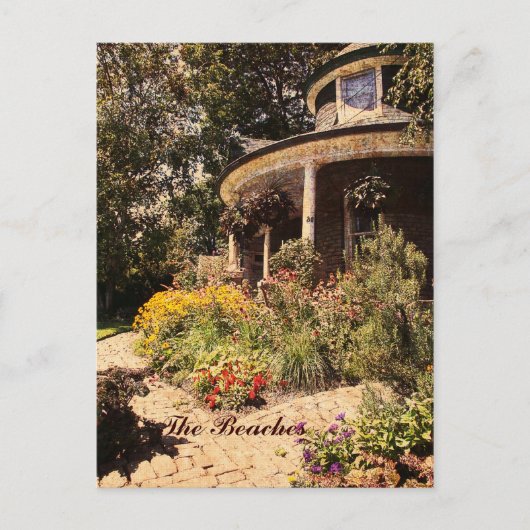 De stranden, het huis van Gardener, het briefkaart (Voorkant)