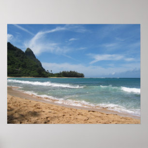 De stranden van Kauai zijn prachtig Poster