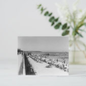 De stranden van Tel Aviv in de jaren dertig Briefkaart (Staand voorkant)