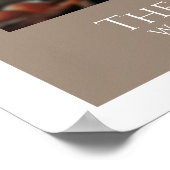 De strandhut poster (Hoek)