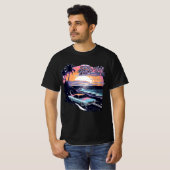 De strandreis t-shirt (Voorkant volledig)