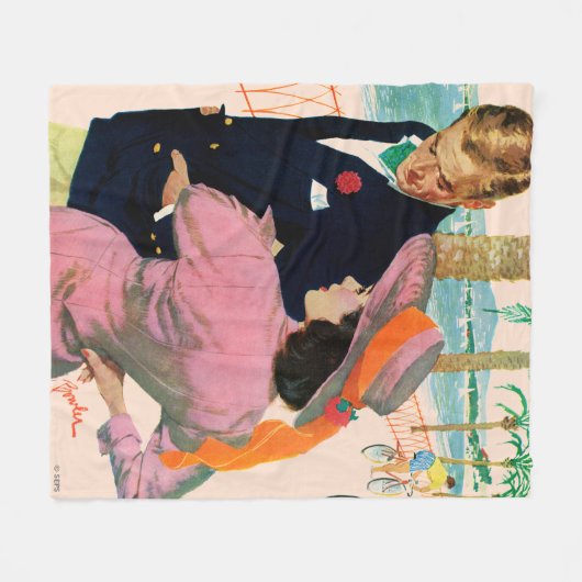 De strategie van de liefde fleece deken (Voorkant (Horizontaal))