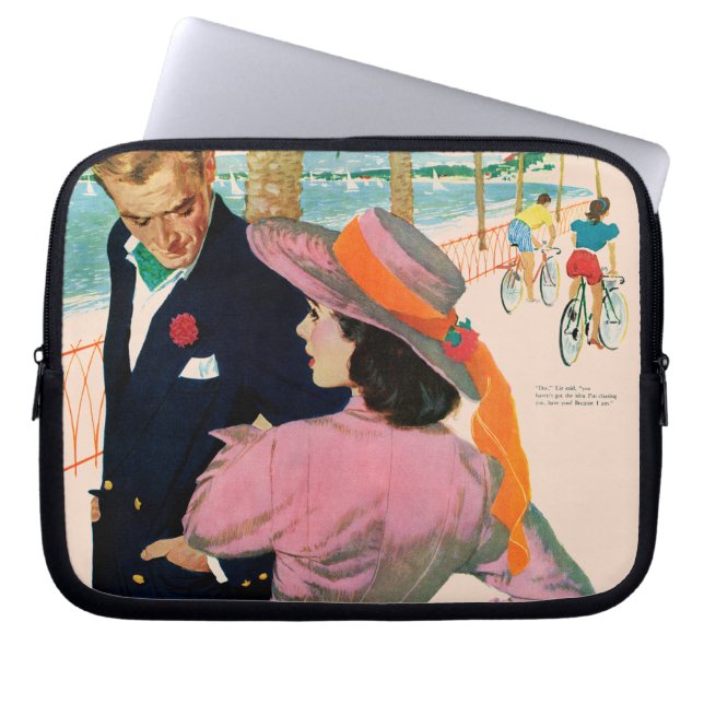 De strategie van de liefde laptop sleeve (Voorkant)