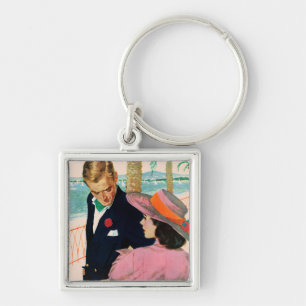 De strategie van de liefde sleutelhanger