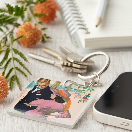 De strategie van de liefde sleutelhanger (Voorkant Rechts)