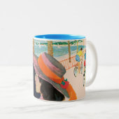 De strategie van de liefde tweekleurige koffiemok (Voorkant rechts)