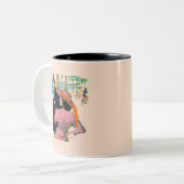 De strategie van de liefde tweekleurige koffiemok (Voorkant links)