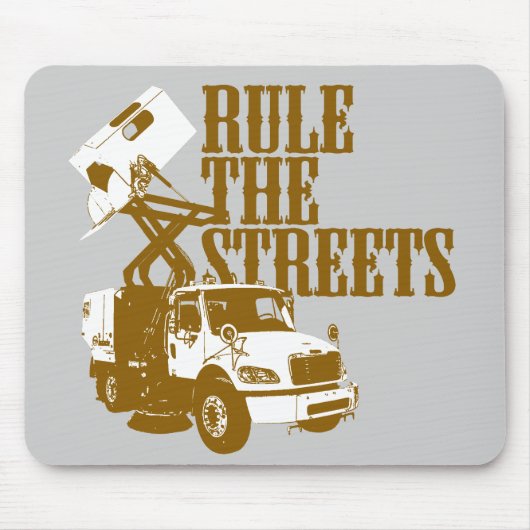 De straten regelen muismat (Voorkant)