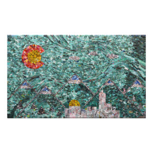 De straten van Denver 35x21 foto afdrukken