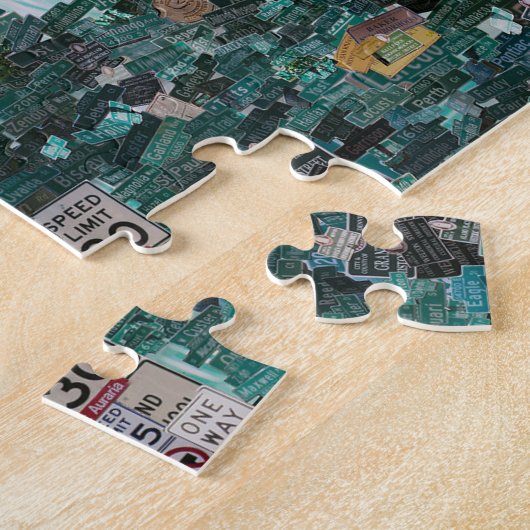 De straten van Denver Legpuzzel (Zijkant)