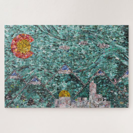 De straten van Denver Legpuzzel (Horizontaal)