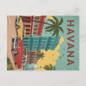 De straten van Havana en klassieke auto's Briefkaart (Voorkant)