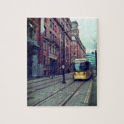 De straten van Manchester Legpuzzel (Verticaal)