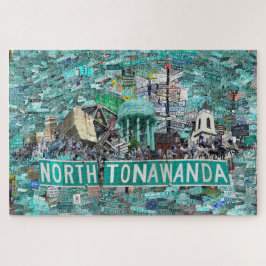 De straten van North Tonawanda NY puzzel