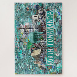 De straten van North Tonawanda NY puzzel