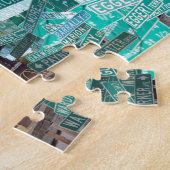 De straten van North Tonawanda NY puzzel Legpuzzel (Zijkant)