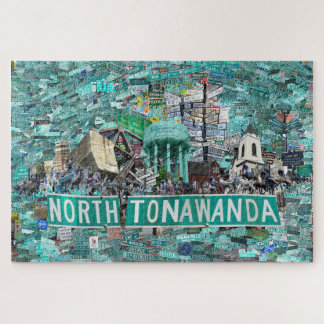 De straten van North Tonawanda NY puzzel Legpuzzel