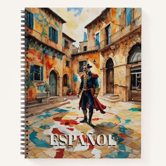 De straten van Spanje: Español Notitieboek (Voorkant)