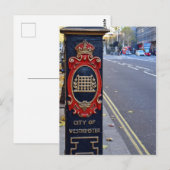 De straten van Westminster - Londen Briefkaart (Voorkant / Achterkant)