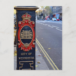 De straten van Westminster - Londen Briefkaart