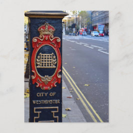 De straten van Westminster - Londen Briefkaart