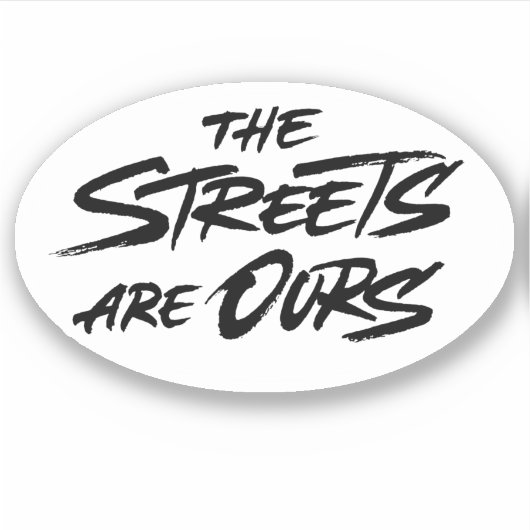 De straten zijn ons sticker (Voorkant)