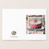 De Strawberry Rose Confectie Folie Kaarten (Binnen)