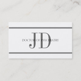 De Streep W/W van Horiz van de psychiater Visitekaartje