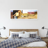 De strelingen - Fernand Khnopff 1896 Canvas Afdruk (Insitu (Slaapkamer))