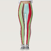 De Strepen van de Vakantie van Kerstmis, Leggings (Voorkant)