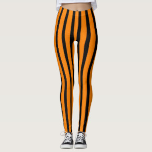 De Strepen van Halloween Leggings