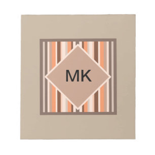 De Strepen van het decor Notitieblok