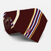 De strepenvlag van Hawaï Stropdas (Opgerold)
