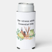 De-Stress met Essential Oils Seltzer Koelbox Blikjeskoeler (Seltzer Achterkant)