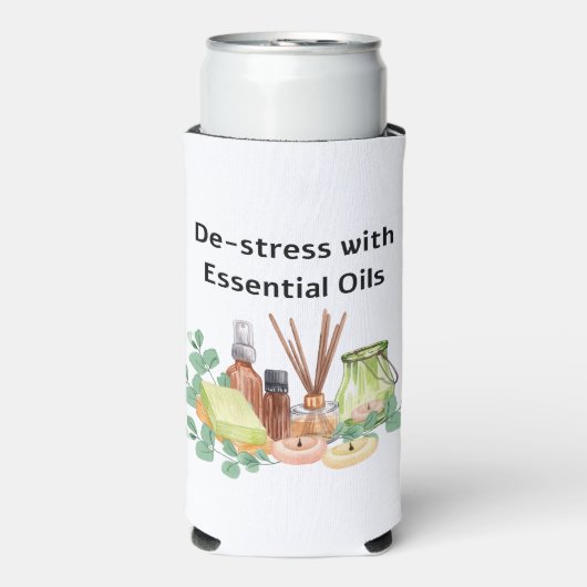 De-Stress met Essential Oils Seltzer Koelbox Seltzer Blikjeskoeler (Seltzer Voorkant)