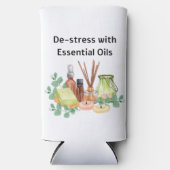 De-Stress met Essential Oils Seltzer Koelbox Seltzer Blikjeskoeler (Voorkant)