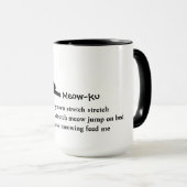 De Stretch: Meow-ku Cat Mok (Voorkant rechts)