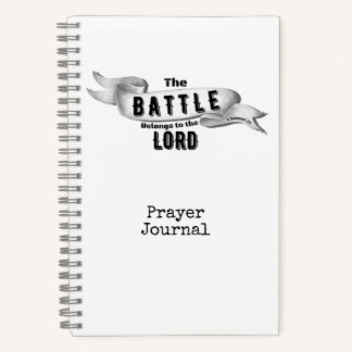 De strijd behoort tot de Lord Prayer Journal Notitieboek
