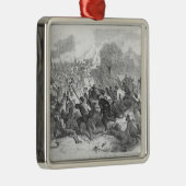 De strijd bij Bull Run Metalen Ornament (Rechts)