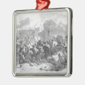 De strijd bij Bull Run Metalen Ornament (Links)